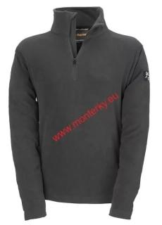 Fleecová mikina WOLF 1/2 zip Kapriol ŠEDÁ 4223000202 JOB