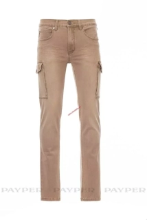 Pánské kalhoty džínového střihu HUMMER 000242-0076,KHAKI 11006
