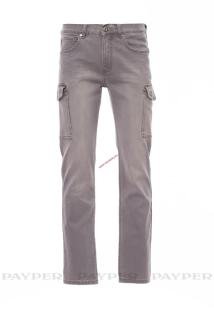 Pánské kalhoty džínového střihu HUMMER 000242-0076,13008 OCELOVĚ ŠEDÁ