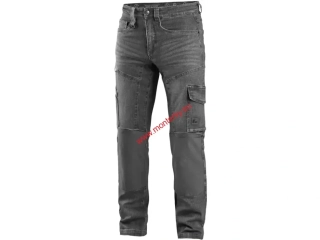 KALHOTY JEANS CXS ALBI, PÁNSKÉ, ŠEDÉ CANIS 1490-303-700
