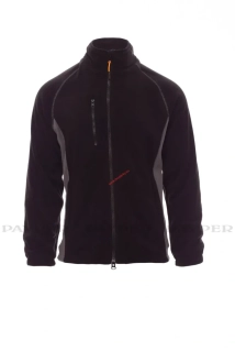 Mikina dvoubarevná flísová ASPEN+ 001004-0069/ČERNÁ-OCELOVĚ ŠEDÁ 14023 PAYPER
