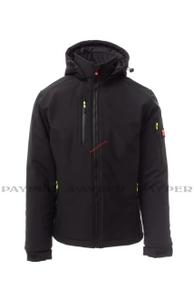 Bunda zimní soft. CREEK PAD S00330-0489 14018 černá payper až 5XL
