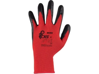 Rukavice CXS MERU, polomáčené v latexu, canis 3420-115-000