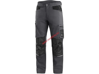 Kalhoty CXS SOLIS, pánské, šedo-černé canis 1020-130-710