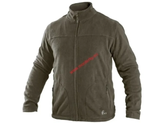 Mikina CXS GRANBY, pánská, fleece, khaki canis 1510-031-518
