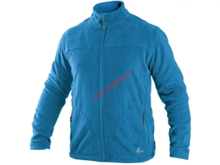 Mikina CXS GRANBY, pánská, fleece, azurově modrá canis 1510-031-416