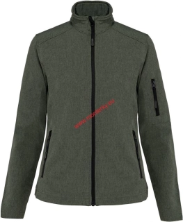 Dámská 3-vrstvá softshellová bunda 20.K400 Kariban K 400 marl green S-4XL