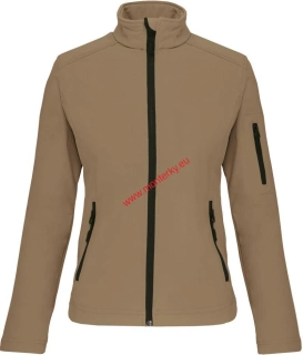 Dámská 3-vrstvá softshellová bunda 20.K400 Kariban K 400 camel S-4XL