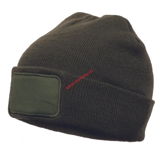 Zimní čepice MEEST pletená čepice 0314-0123-E5-999  tmavě olivová