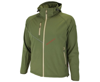 Bunda softshellová zateplená FORCE Jacket green/sand bennon 0954180050