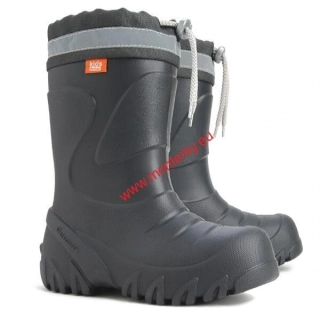 Dětské zateplené holínky DEMAR-MAMMUT-S 0300 i black 22-35