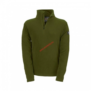 Fleecová mikina WOLF 1/2 zip Kapriol ZELÉNÁ 4223000206 JOB