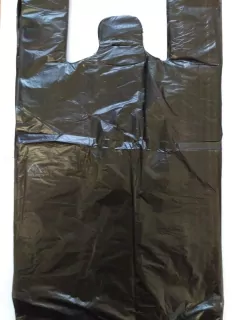 Mikroténové tašky nosnost 4kg SILNÉ 100ks černé č.7