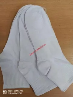 PÁNSKÉ ponožky SPORTS -bambus  bílé 3 páry za 75Kč