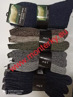 Ponožky ovčí vlna NORWEGER cena za 3 páry
